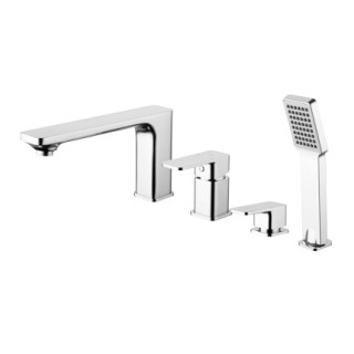 Vanova Batéria na stěnu Omnires Apure chróm výtokové rameno 17,9cm- sanitbuy.pl
