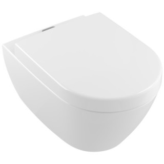 Závesné wc lievikový Villeroy&Boch Subway 2, 370x560mm TECHNOLOGIA ViFresh, odtok vodorovný biela- sanitbuy.pl