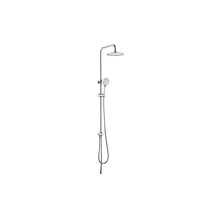 Sprchový set Omnires Darling chróm Horná sprcha 20cm, výška 88-114cm- sanitbuy.pl