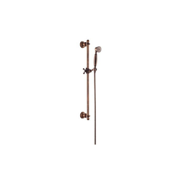 Sprchový set suwany Omnires ArtDeco antický bronz, držák 66cm- sanitbuy.pl