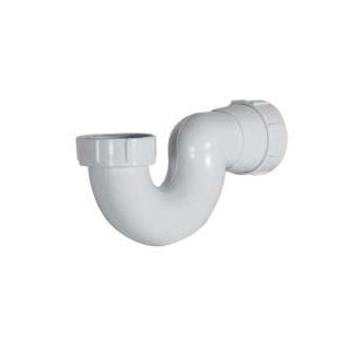 Sifón vaňová Tres z PCV, dĺžka 145 mm, biela- sanitbuy.pl