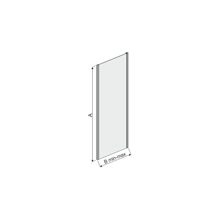 Dverí posuvné SanPlast TX 120x190cm sklo číre, biele profily, Šírka vstupu 500 mm, Glass Protect- sanitbuy.pl