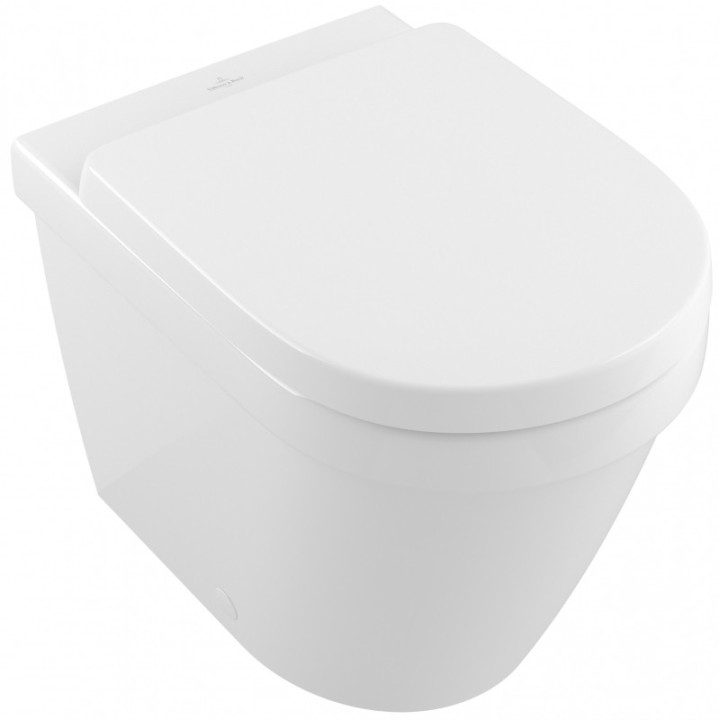 Toaleta WC na postavení Villeroy & Boch Architectura 37x54 cm lievikový DirectFlush bez kołnierza wewnętrznego, odtok vodorovný,