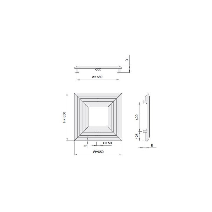 Radiátor Enix Libra (L) 60x60 cm - farba štandardný- sanitbuy.pl