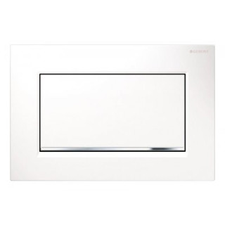 Ovládacie tlačidlo Geberit Sigma30 biely/lesklý chróm/biely - sanitbuy.pl
