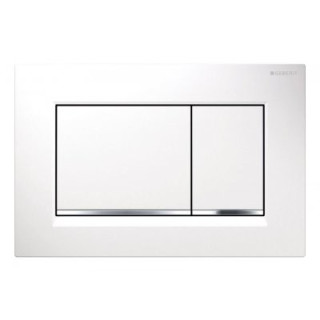 Ovládacie tlačidlo Geberit Sigma30 biely/lesklý chróm/biely - sanitbuy.pl