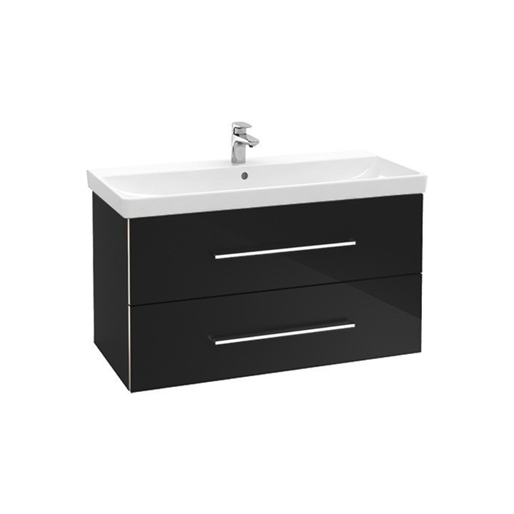 Skříňka podumývadlová Villeroy & Boch Avento kryształowy biela, 76 x 52 x 44,7 cm, 2 szuflady- sanitbuy.pl