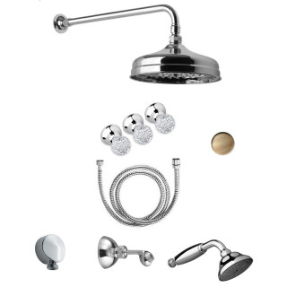 Sprchový set podomietkový Giulini G. Odessa Horná sprcha 20cm chróm- sanitbuy.pl