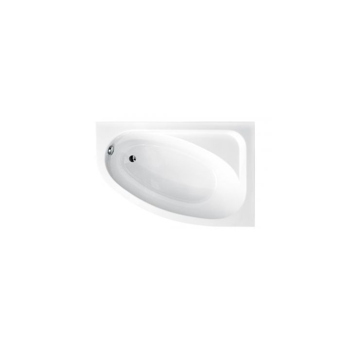 Rohová vaňa Besco Cornea 140x80 cm asymetrická pravé biela- sanitbuy.pl