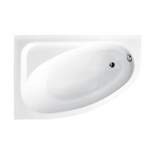 Rohová vaňa Besco Cornea 140x80 cm asymetrická pravé biela- sanitbuy.pl