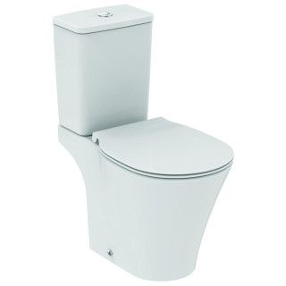 Klozetové sedátko s pozvoľným sklápaním Thin Ideal Standard Connect Air biela - sanitbuy.pl