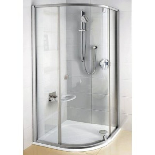 Sprchový kút Ravak Pivot PSKK3-100 štvrťkruhový polerowane hliník + transparent PSKK3 - sanitbuy.pl