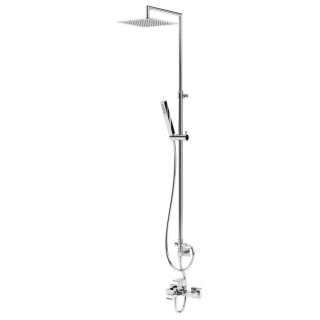 Sprchový set s batériou i a sprchovou hlavou Bruma Linea Horná sprcha 30 cm, sunset- sanitbuy.pl