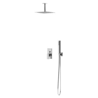 Sprchový set Bruma Linea Horná sprcha 20 cm s batériou podstynkową i a sprchovou hlavou, morning mist- sanitbuy.pl