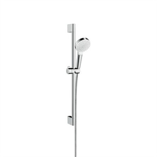 Sprchový set Hansgrohe Crometta 1jet Unica 0,65m, biely/chróm- sanitbuy.pl