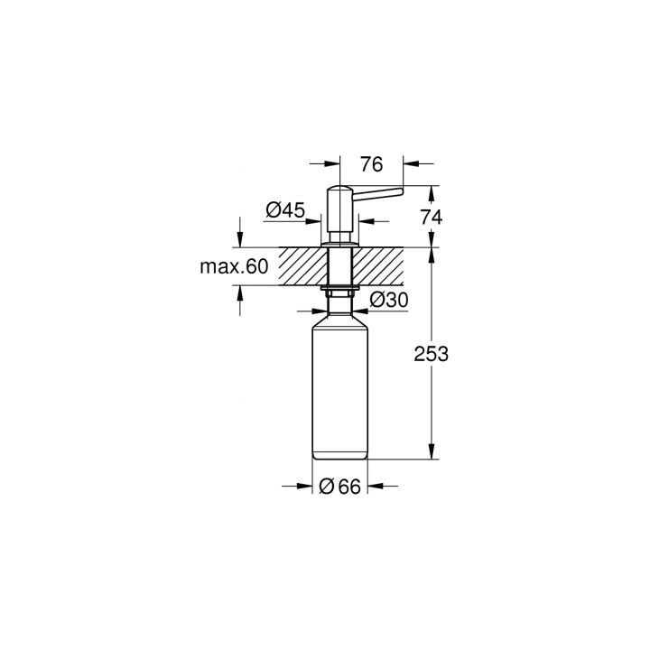 Grohe Contemporary dávkovač na tekuté mydlo chróm - sanitbuy.pl