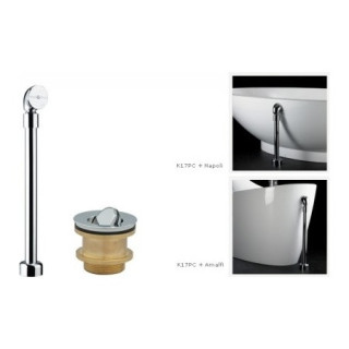 VICTORIA + ALBERT PREMIUM Špeciálny Súprava odtokový pre vane PREMIUM Leštený Chróm  - sanitbuy.pl