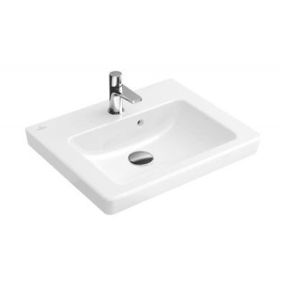 Umývadlo obdĺžniková Villeroy & Boch Subway 2.0 50x40 cm brúsená S povrchom CeramicPlus, biela- sanitbuy.pl