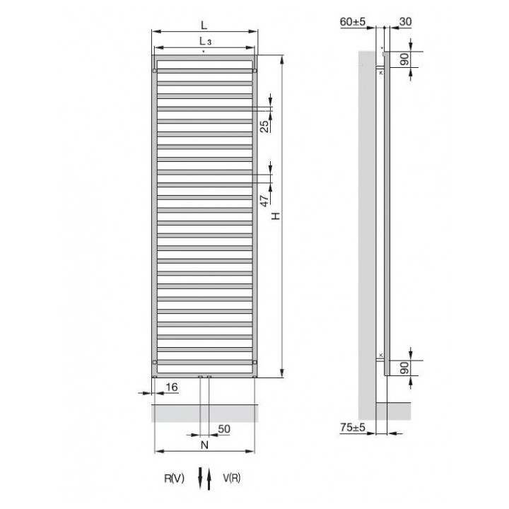 Radiátor Zehnder Metropolitan 200x59,5 cm - biela- sanitbuy.pl