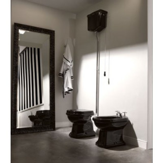 Misa WC na postavení Kerasan Retro čierna - sanitbuy.pl