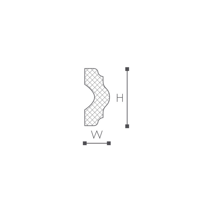 Listwa przysufitowa NMC Nomastyl 40x15x2000 mm- sanitbuy.pl