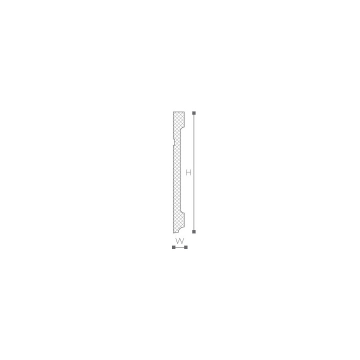 Listwa przypodłogowa NMC Wallstyl 200x18x2000- sanitbuy.pl