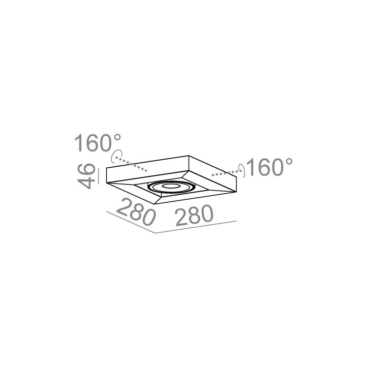 Nástenné svietidlo AQForm Cadra 111x2 QRLED, biely matnéný- sanitbuy.pl