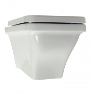 Muszla klozetowa misa WC Scarabeo Butterfly závesné 52,5x36,5x34 cm, biela - sanitbuy.pl