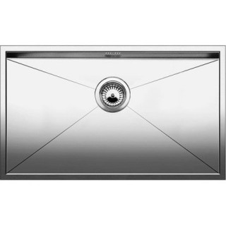 Drez oceľový jednokomorowy Blanco Zerox 550-U 59x44 cm závesné bez automatickej zátky, oceľový - sanitbuy.pl