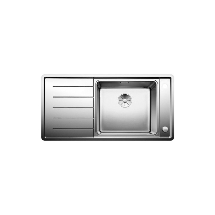 Drez oceľový dwukomorowy Blanco Z-Style 340/180-U 58,5x44 cm, brúsená oceľ - sanitbuy.pl