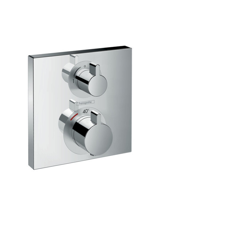 Batéria termostatická Hansgrohe Ecostate Square i vetily na montáž podmietkovy, chróm- sanitbuy.pl