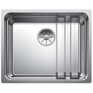 Drez oceľový jednokomorowy Blanco Etagon 500-IF 54x44 cm s automatickým uzáverom, oceľový - sanitbuy.pl