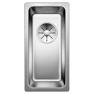 Drez oceľový jednokomorowy Blanco Andano 180-U 22x44 cm závesné bez automatickej zátky, bez dodatków, oceľový - sanitbuy.pl