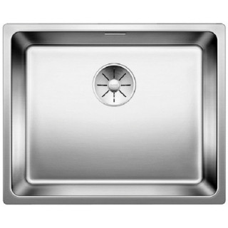 Drez oceľový jednokomorowy Blanco Andano 500-U 54x44 cm závesné bez automatickej zátky, oceľový - sanitbuy.pl