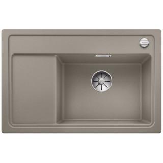 Zlew konglomeratowy ZENAR XL 6 S InFino Blanco Silgranit 780x510mm komora pravé s uzáverom šampanské- sanitbuy.pl