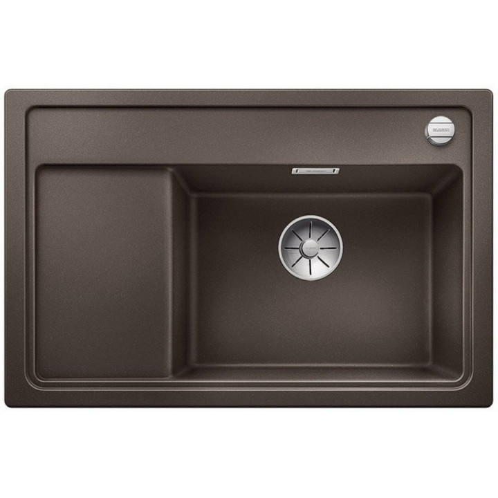 Zlew konglomeratowy ZENAR XL 6 S InFino Blanco Silgranit 780x510mm komora pravé s uzáverom muszkat- sanitbuy.pl