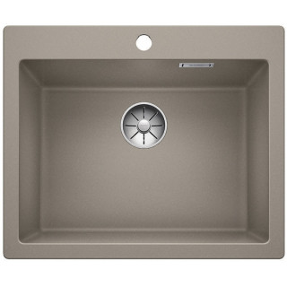 Zlew konglomeratowy Pleon 6 Blanco Silgranit 615x510 mm zátka InFino z sitkiem, šampanské- sanitbuy.pl