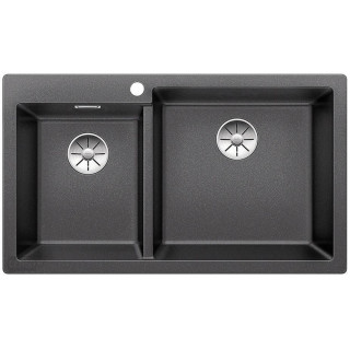 Blanco Pleon 8 Drez granitowy Silgranit PuraDur jednokomorowy 70x51 cm bez automatickej zátky, kávový- sanitbuy.pl