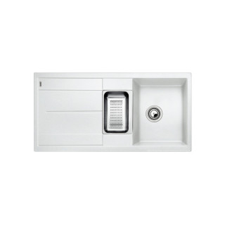 Drez Vstavaná 100x50 cm Blanco METRA 6 S, bez akcesoriów, perłowoszary- sanitbuy.pl