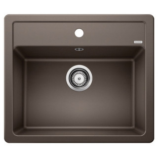 Blanco Legra 6 Siligranit drez vstavaná 58,5x50cm bez automatickej zátky,  šampanské- sanitbuy.pl