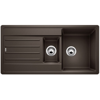Drez Blanco Legra 6S Siligranit 100x50cm wpuszczany w blat, z ociekaczem, šampanské- sanitbuy.pl