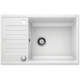 Drez granitowy BLANCO ZIA XL 6 S Compact SILGRANIT PURADUR2 + zátka automatický, perłowoszary- sanitbuy.pl