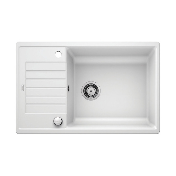 Drez granitowy BLANCO ZIA XL 6 S Compact SILGRANIT PURADUR2 + zátka automatický, perłowoszary- sanitbuy.pl