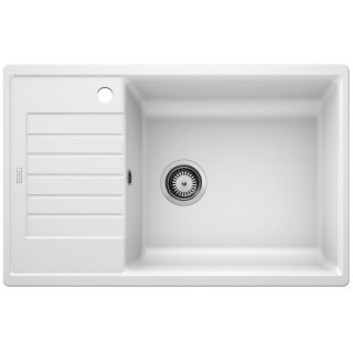 Drez granitowy BLANCO ZIA XL 6 S Compact SILGRANIT PURADUR2 bez automatickej zátky, perłowoszary- sanitbuy.pl