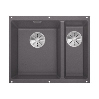 Drez Blanco Subline 340/160-U Siligranit PuraDur 55,5x40cm LEWY bez automatickej zátky, antracit- sanitbuy.pl