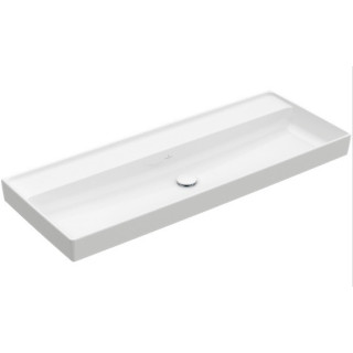 Umývadlo nábytkové dvojitý Villeroy&Boch Collaro, 130x47cm, z prepadom, biela