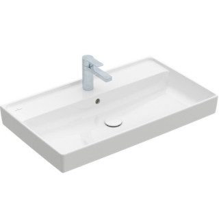 Umývadlo nábytkové dvojitý Villeroy&Boch Collaro, 130x47cm, z prepadom, biela
