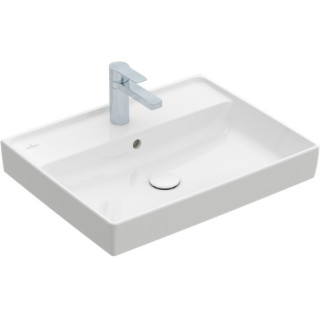 Umývadlo nábytkové dvojitý Villeroy&Boch Collaro, 130x47cm, z prepadom, biela