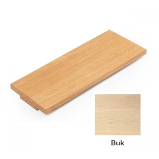 Polička s relingom Terma Simple 50 cm - dub
