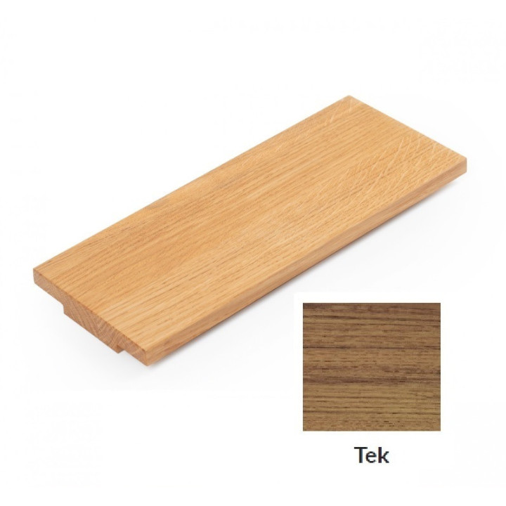 Polička s relingom Terma Simple 50 cm - dub